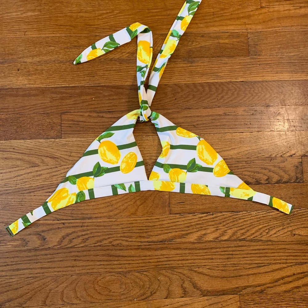 Aerie Halter Keyhole Lemon Bikini
